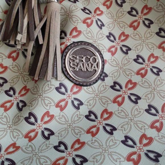 Secosana Handbag Top Handle Purse Multicolor EUC - Picture 5 of 5